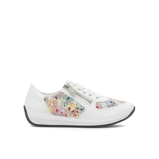 Sneakersy Rieker N1112-90 Biały ze sklepu eobuwie.pl w kategorii Buty sportowe damskie - zdjęcie 182082823