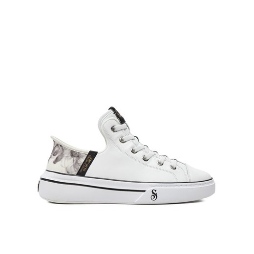 Sneakersy Skechers Snoop One-Og 251016/WBK Biały ze sklepu eobuwie.pl w kategorii Trampki damskie - zdjęcie 182083001