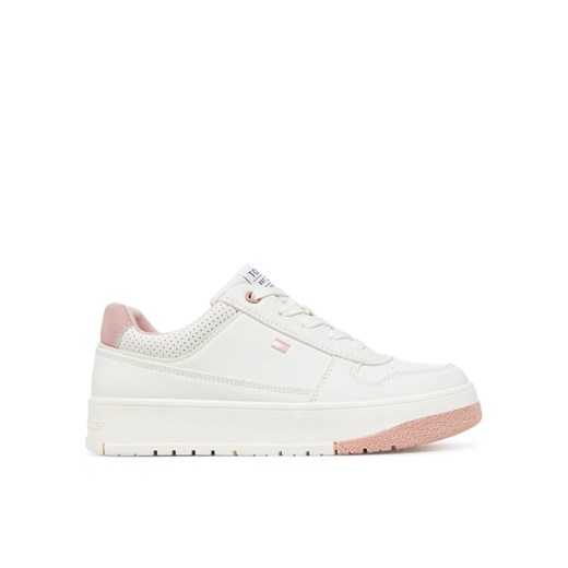 Sneakersy Tommy Hilfiger Low Cut Lace-Up Sneaker T3A9-33740-1355 S Biały ze sklepu eobuwie.pl w kategorii Buty sportowe dziecięce - zdjęcie 182083073