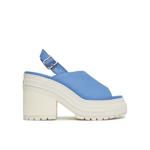 Sandały Converse Chuck 70 De Luxe Heel Sandal Platform A13810C Niebieski ze sklepu eobuwie.pl w kategorii Sandały damskie - zdjęcie 182083353