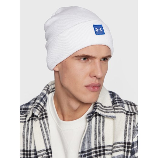 Czapka Under Armour Halftime 1373155 Biały ze sklepu eobuwie.pl w kategorii Czapki zimowe męskie - zdjęcie 182083472
