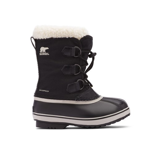 Śniegowce Sorel Yoot Pac™ Nylon Wp 2114111010 Czarny ze sklepu eobuwie.pl w kategorii Buty zimowe dziecięce - zdjęcie 182083493