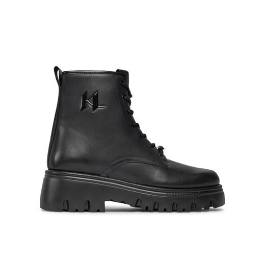 Trapery KARL LAGERFELD KL15350 Czarny ze sklepu eobuwie.pl w kategorii Workery damskie - zdjęcie 182083600