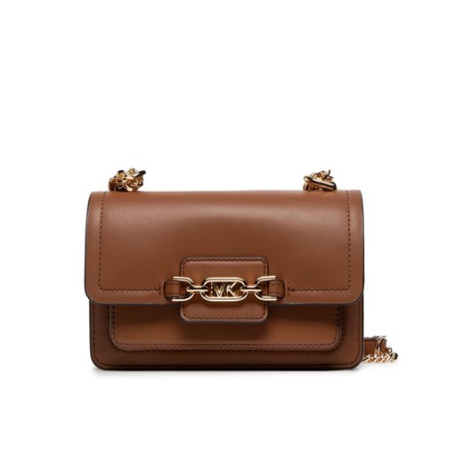 Torebka MICHAEL Michael Kors Heather 32S2G7HC0L Brązowy ze sklepu eobuwie.pl w kategorii Listonoszki - zdjęcie 182083743