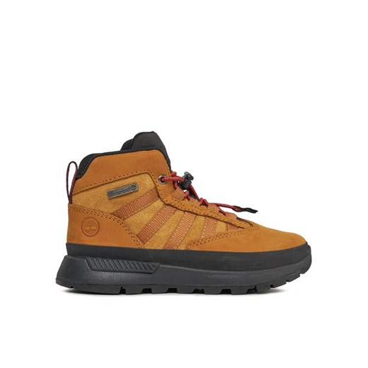 Trzewiki Timberland Euro Trekker Mid Leather TB0A65RV2311 Brązowy ze sklepu eobuwie.pl w kategorii Buty zimowe dziecięce - zdjęcie 182083790