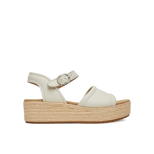 Espadryle Timberland Santorini Sun TB0A4168ETD1 Écru ze sklepu eobuwie.pl w kategorii Espadryle damskie - zdjęcie 182083861