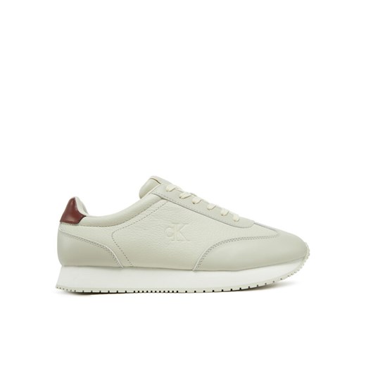 Sneakersy Calvin Klein Jeans Runner Laceup Tc YM0YM01187 Beżowy ze sklepu eobuwie.pl w kategorii Buty sportowe męskie - zdjęcie 182083902