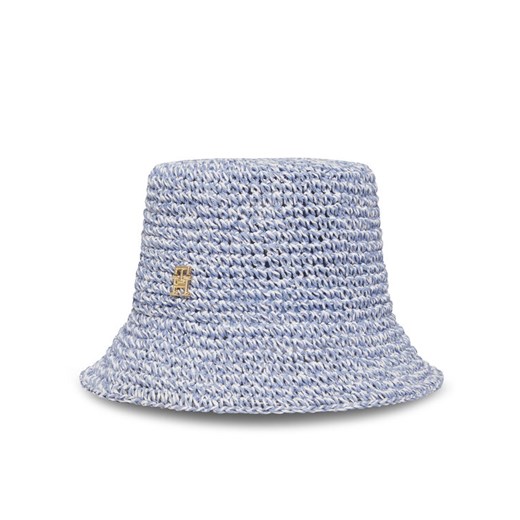 Kapelusz Tommy Hilfiger Premium Beach Bucket AW0AW17136 Niebieski Tommy Hilfiger 00 eobuwie.pl