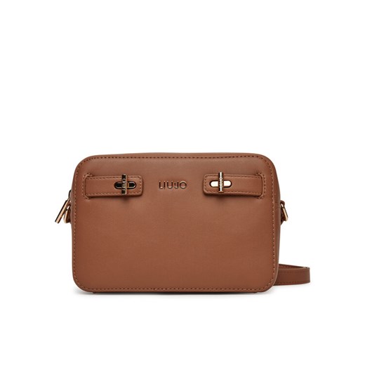 Torebka Liu Jo M Camera Case AA5079 E0003 01036 Brązowy ze sklepu eobuwie.pl w kategorii Listonoszki - zdjęcie 182084110