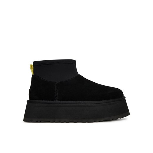 Śniegowce Ugg W Classic Mini Dipper 1168170 Czarny ze sklepu eobuwie.pl w kategorii Śniegowce damskie - zdjęcie 182084133