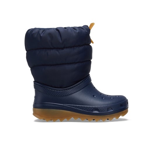 Śniegowce Crocs Classic Neo Puff Boot T 207683 Niebieski ze sklepu eobuwie.pl w kategorii Buty zimowe dziecięce - zdjęcie 182084143