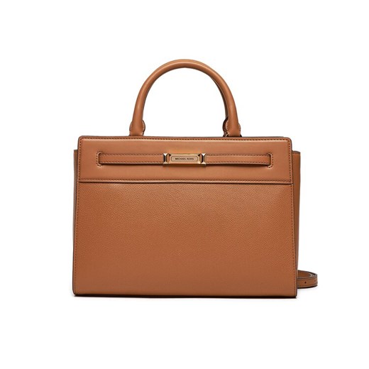 Torebka MICHAEL Michael Kors Primrose 30S4G12S2P Brązowy ze sklepu eobuwie.pl w kategorii Kuferki - zdjęcie 182084271