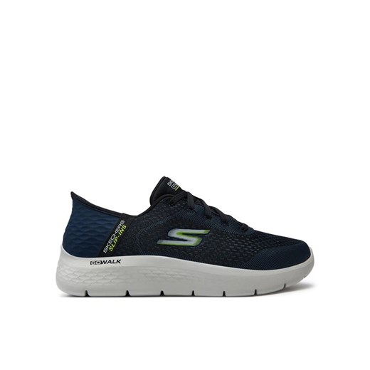 Sneakersy Skechers Go Walk Flex-New World 216505/NVLM Granatowy ze sklepu eobuwie.pl w kategorii Buty sportowe męskie - zdjęcie 182084320