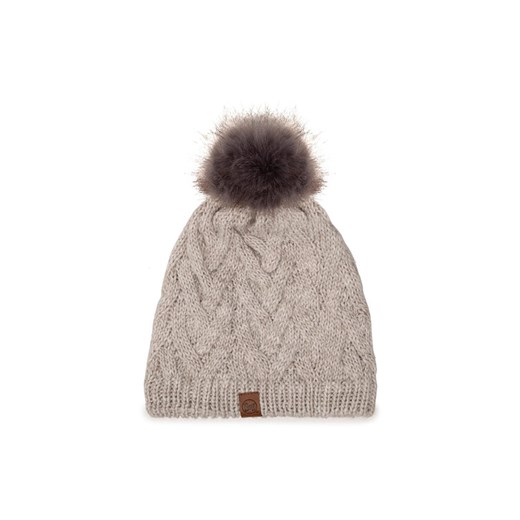 Czapka Buff Knitted & Fleece Hat 123515.014.10.00 Beżowy ze sklepu eobuwie.pl w kategorii Czapki zimowe damskie - zdjęcie 182084410