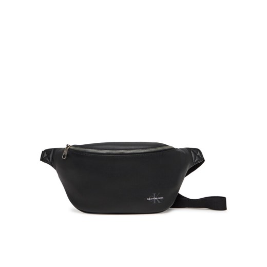 Saszetka nerka Calvin Klein Jeans Mono Logo Waistbag 38 LV04G3012G Czarny ze sklepu eobuwie.pl w kategorii Torby męskie - zdjęcie 182084440