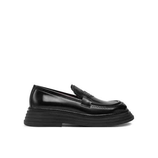 Loafersy Pollini SA10154G1LTF0000 Czarny ze sklepu eobuwie.pl w kategorii Lordsy damskie - zdjęcie 182084441