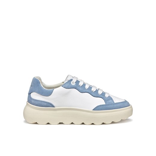 Sneakersy Geox D Spherica Ec4.1 D55TCA 08522 C0270 Biały ze sklepu eobuwie.pl w kategorii Buty sportowe damskie - zdjęcie 182084483
