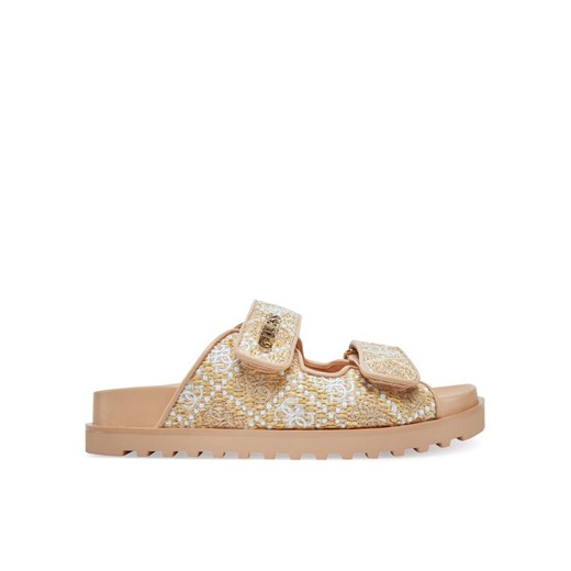 Klapki Guess FLJFZZ FAB19 Beżowy ze sklepu eobuwie.pl w kategorii Klapki damskie - zdjęcie 182084540