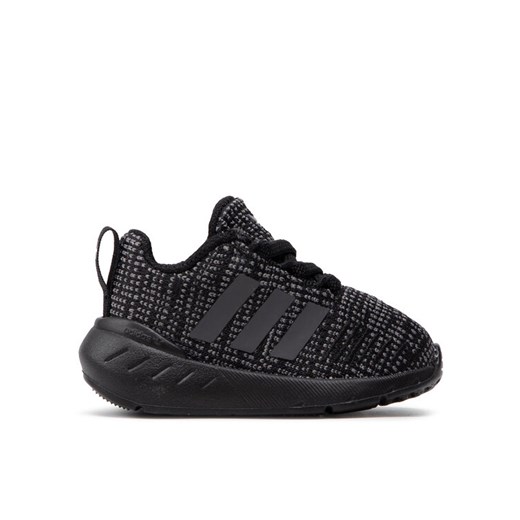 Sneakersy adidas Swift Run 22 El I GW8167 Czarny ze sklepu eobuwie.pl w kategorii Buciki niemowlęce - zdjęcie 182084550