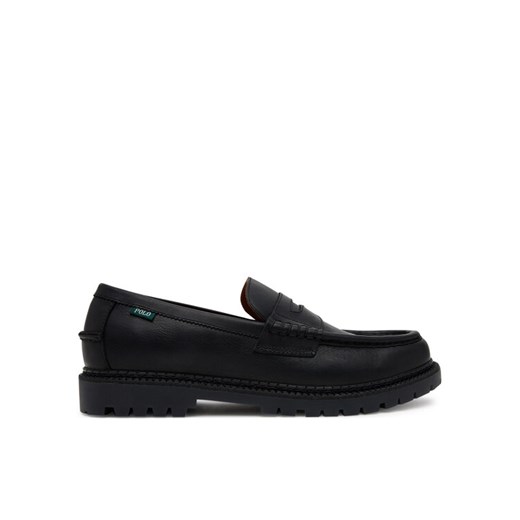 Mokasyny Polo Ralph Lauren Jett Lug-Sole 803961420001 Czarny ze sklepu eobuwie.pl w kategorii Mokasyny męskie - zdjęcie 182084562