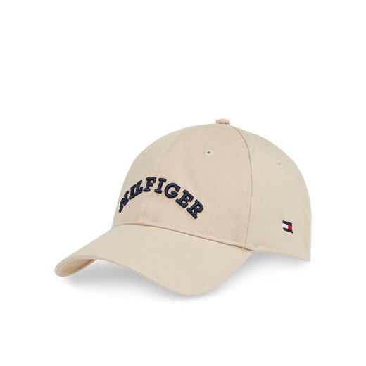 Czapka z daszkiem Tommy Hilfiger Th Monotype Soft 6 Panel Cap AM0AM13165 Beżowy ze sklepu eobuwie.pl w kategorii Czapki z daszkiem męskie - zdjęcie 182084623
