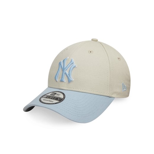Czapka z daszkiem New Era WS Patch 9Forty New York Yankees 60595222 Beżowy ze sklepu eobuwie.pl w kategorii Czapki z daszkiem damskie - zdjęcie 182084644