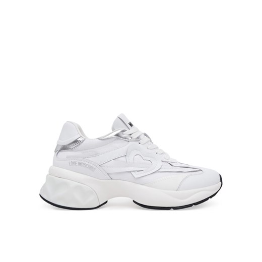 Sneakersy LOVE MOSCHINO JA15326G1MIQE10A Biały ze sklepu eobuwie.pl w kategorii Buty sportowe damskie - zdjęcie 182084710
