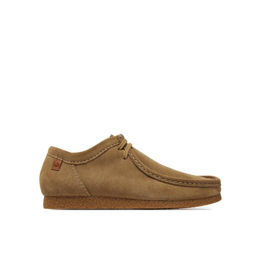 Mokasyny Clarks Shacre Ii Run 26159434 Brązowy ze sklepu eobuwie.pl w kategorii Półbuty męskie - zdjęcie 182084711