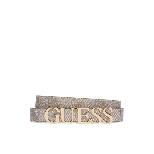Pasek Damski Guess Zamira BW9204 P5120 Écru ze sklepu eobuwie.pl w kategorii Paski damskie - zdjęcie 182084743