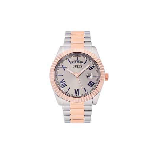 Zegarek Guess Connoisseur  GW0265G13 Srebrny ze sklepu eobuwie.pl w kategorii Zegarki - zdjęcie 182084962