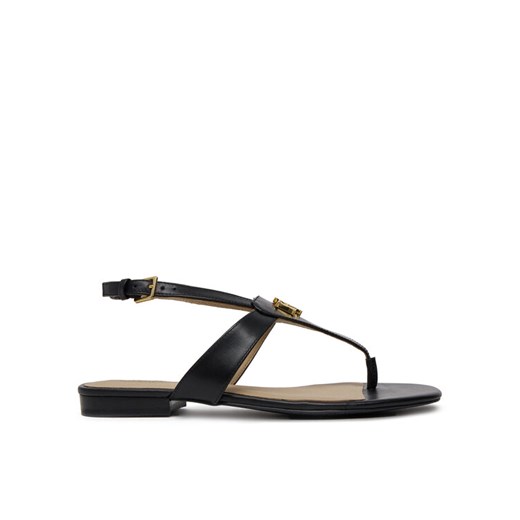 Sandały LAUREN RALPH LAUREN Everley 802959145001 Czarny ze sklepu eobuwie.pl w kategorii Sandały damskie - zdjęcie 182084971