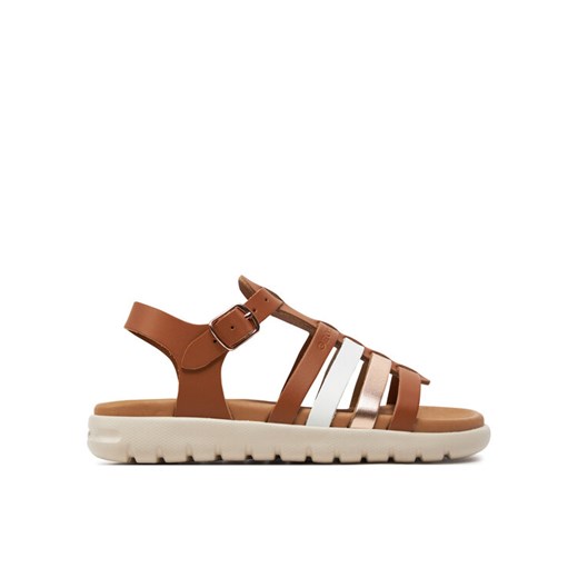 Sandały Geox J Sandal Soleima Gir J35GSB 043CF C6A7F S Brązowy ze sklepu eobuwie.pl w kategorii Sandały dziecięce - zdjęcie 182085074