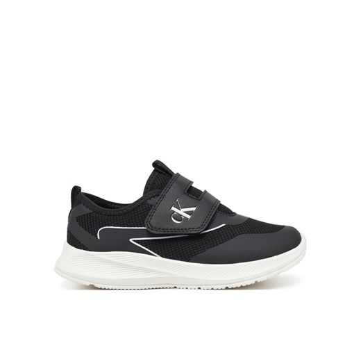 Sneakersy Calvin Klein Jeans Low Cut Velcro Sneaker V1X9-83001-1697 S Czarny ze sklepu eobuwie.pl w kategorii Buty sportowe dziecięce - zdjęcie 182085180