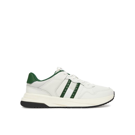 Sneakersy Tommy Jeans Retrocasual Runner EM0EM01528 Biały ze sklepu eobuwie.pl w kategorii Buty sportowe męskie - zdjęcie 182085210