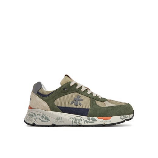 Sneakersy Premiata Mase Var 7295 Khaki ze sklepu eobuwie.pl w kategorii Buty sportowe męskie - zdjęcie 182085221