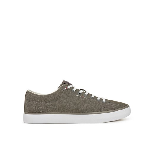 Tenisówki Tommy Hilfiger Th Hi Vulc Low Core Chambray FM0FM05389 Szary ze sklepu eobuwie.pl w kategorii Trampki męskie - zdjęcie 182085254