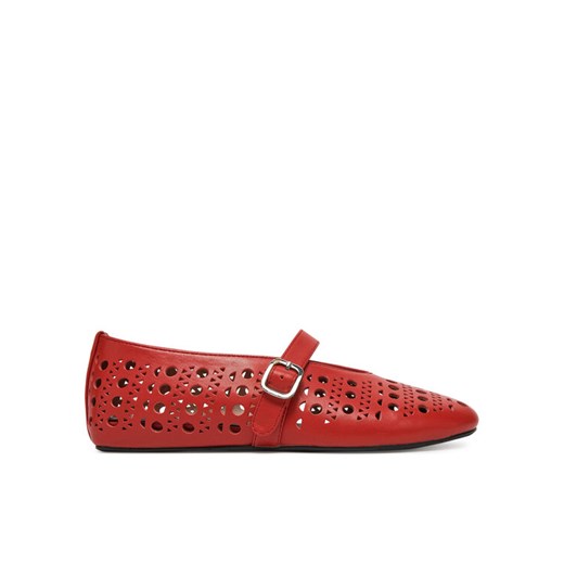 Baleriny Badura ELAN-SLT24067P-55 Czerwony ze sklepu eobuwie.pl w kategorii Balerinki - zdjęcie 182085284