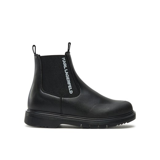 Sztyblety Karl Lagerfeld Kids Z30365 M Czarny ze sklepu eobuwie.pl w kategorii Buty zimowe dziecięce - zdjęcie 182085351