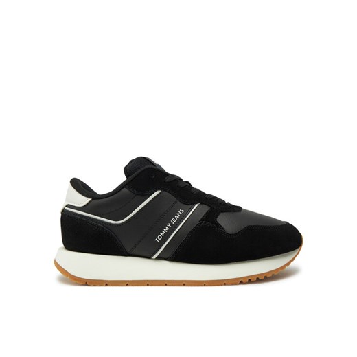 Sneakersy Tommy Jeans Tjw Eva Retro Runner EN0EN02771 Czarny ze sklepu eobuwie.pl w kategorii Buty sportowe damskie - zdjęcie 182085422
