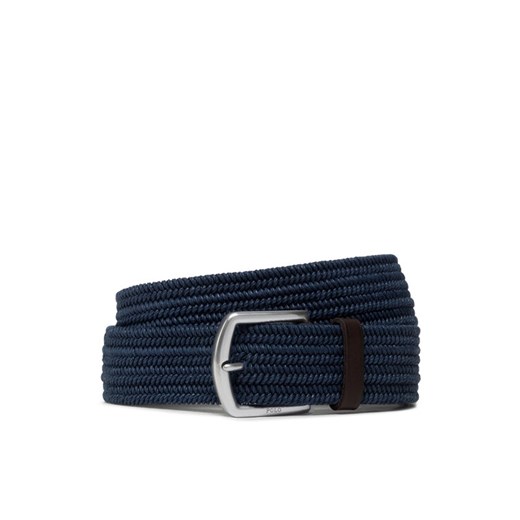 Pasek Męski Polo Ralph Lauren 35Mm Braid Stretch 405666041002 Granatowy ze sklepu eobuwie.pl w kategorii Paski męskie - zdjęcie 182085504