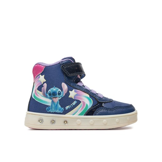 Sneakersy Geox Skylin J468WF 0ANAJ C4268 M Granatowy ze sklepu eobuwie.pl w kategorii Buty sportowe dziecięce - zdjęcie 182085541