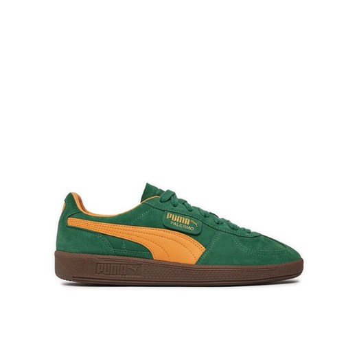 Sneakersy Puma Palermo 396463 05 Zielony ze sklepu eobuwie.pl w kategorii Buty sportowe męskie - zdjęcie 182085602