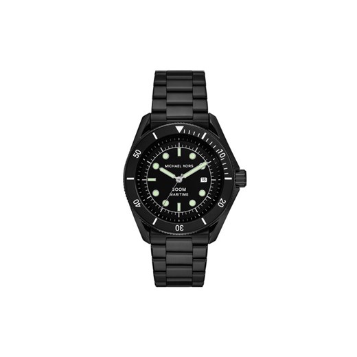 Zegarek Michael Kors Maritime MK9181 Czarny ze sklepu eobuwie.pl w kategorii Zegarki - zdjęcie 182085763
