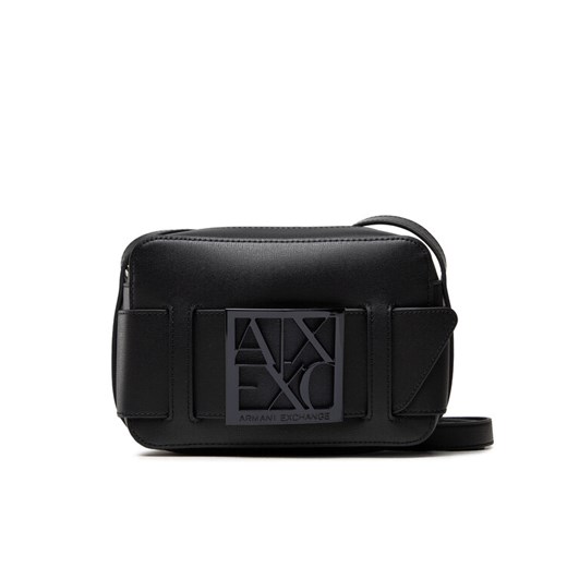 Torebka Armani Exchange 942699 0A874 00020 Czarny ze sklepu eobuwie.pl w kategorii Listonoszki - zdjęcie 182085773