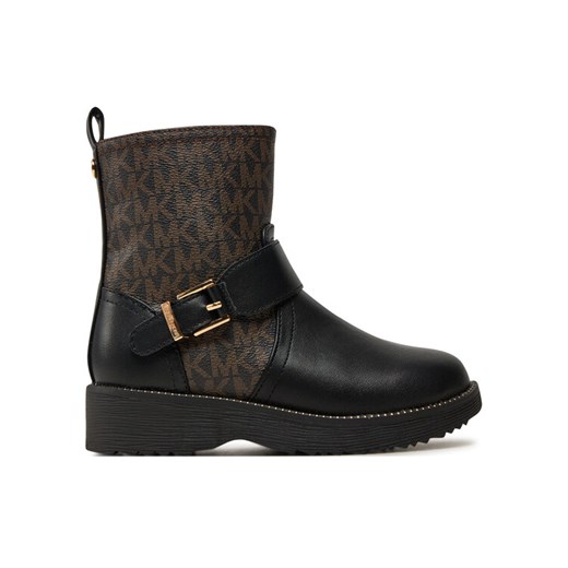Kozaki MICHAEL Michael Kors Haskell Mono MK101100 Czarny ze sklepu eobuwie.pl w kategorii Buty zimowe dziecięce - zdjęcie 182086013