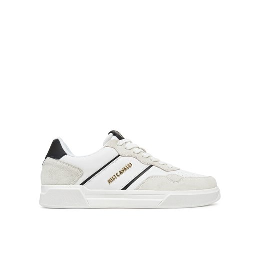 Sneakersy Just Cavalli 78QA3SB4 ZPA93 Biały ze sklepu eobuwie.pl w kategorii Buty sportowe męskie - zdjęcie 182086014