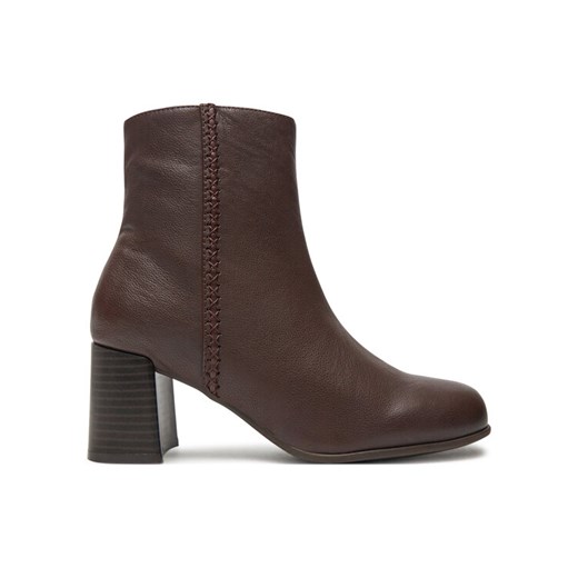 Botki Clarks Keirsta Faye 26180038 Brązowy ze sklepu eobuwie.pl w kategorii Botki - zdjęcie 182086123
