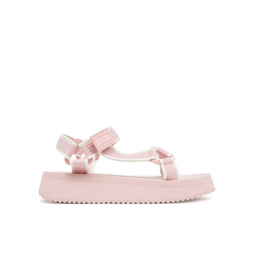 Sandały Tommy Jeans Tjw Eva Sandal EN0EN02747 Różowy ze sklepu eobuwie.pl w kategorii Sandały damskie - zdjęcie 182086282