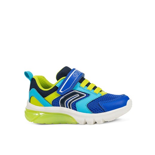 Sneakersy Geox J Ciberdron J45LBC 1454 C4344 M Niebieski ze sklepu eobuwie.pl w kategorii Buty sportowe dziecięce - zdjęcie 182086300