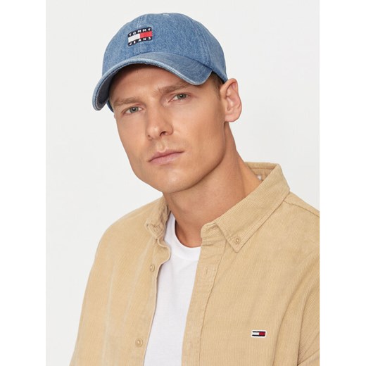 Czapka z daszkiem Tommy Jeans AM0AM12936 Niebieski ze sklepu eobuwie.pl w kategorii Czapki z daszkiem męskie - zdjęcie 182086421